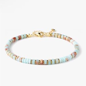 Natural Stone Beaded Anklet